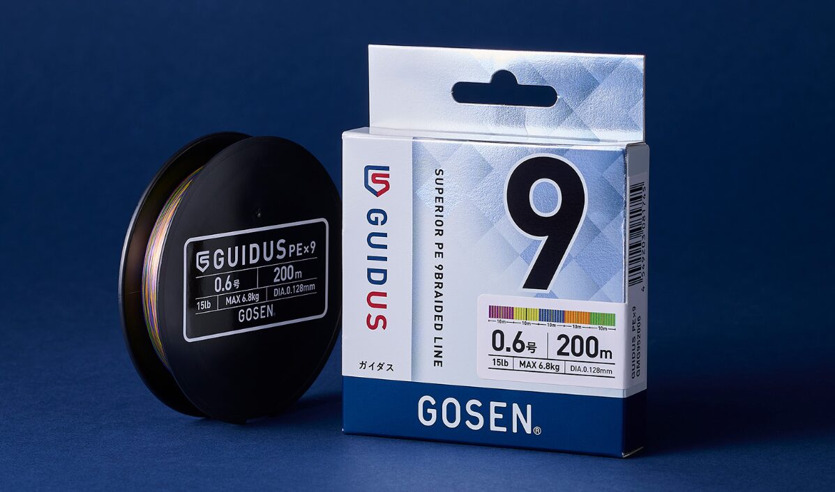 ゴーセンから新ブランド《GUIDUS》！9本編組PEライン登場