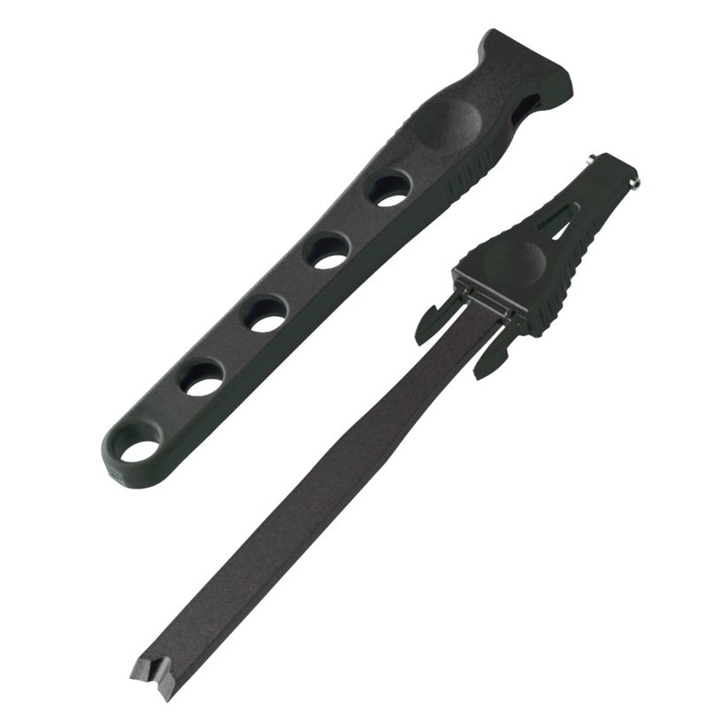 ホルスターに差し込むだけでロック収納